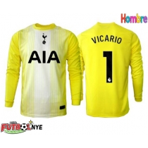 Camiseta Tottenham Hotspur Guglielmo Vicario #1 Portero Tercera Equipación 2025-26 manga larga